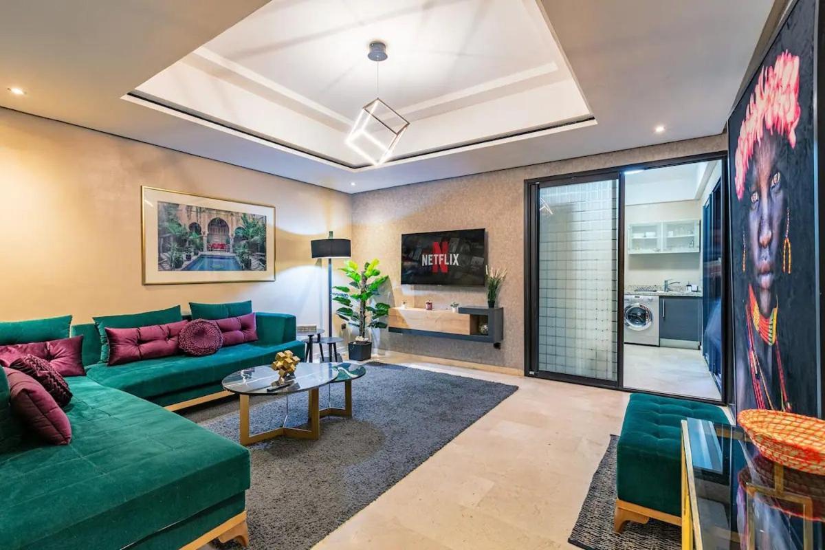 Exclusive Luxury Apartement In Central Gueliz Marrákes Kültér fotó